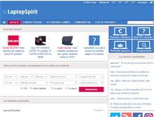 Tablet Screenshot of laptopspirit.fr